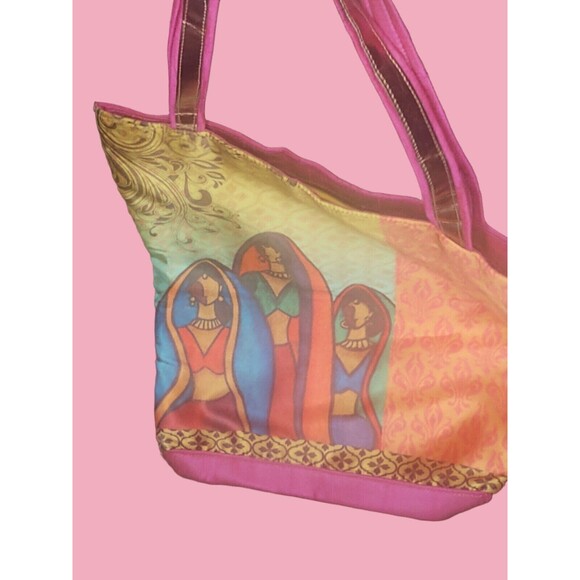 Hot Pink Beautiful Women Tote Bag - Picture 6 of 6